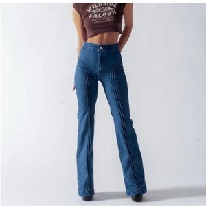 REVICE Blue Flare & Wide Leg Jeans